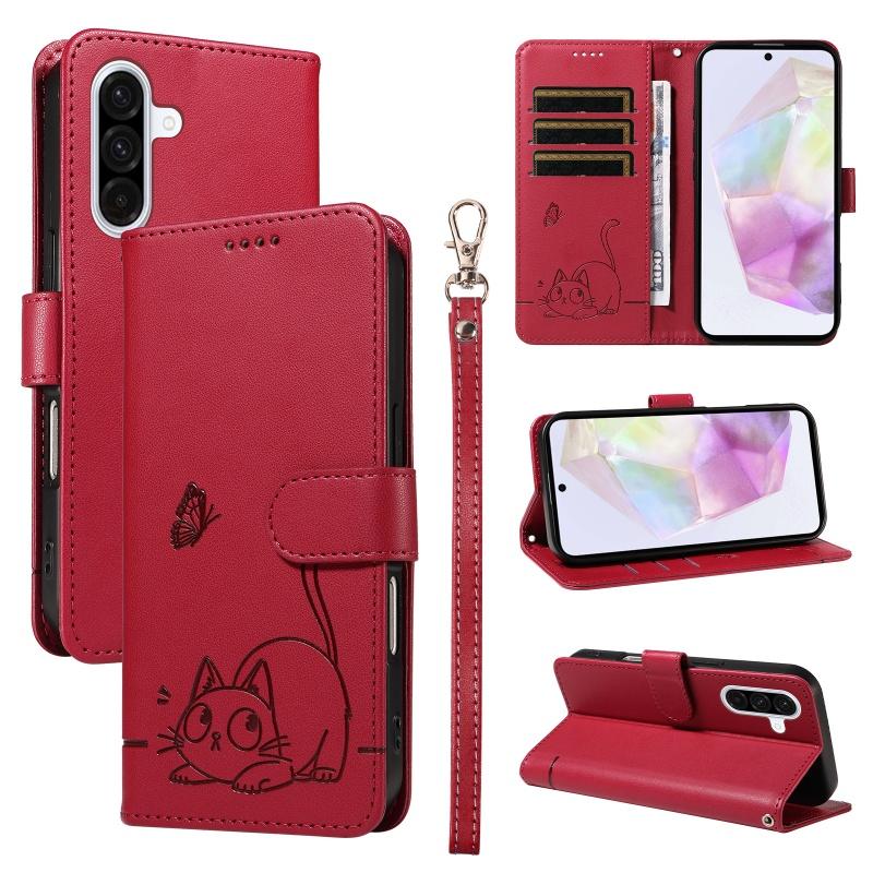 

Flip Leather Phone Case for Samsung Galaxy A17 5G A56 A36 A26 A16 A55 A35 A15 A54 A34 A24 A14 A53 A33 A13 Wallet Card Cover Etui Samsung A51 (4G)
