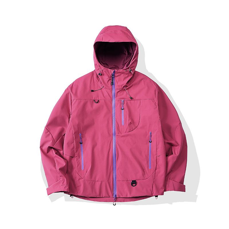 Men's Breathable Windbreaker: Outdoor Windproof Waterproof Jacket for Camping and Hiking