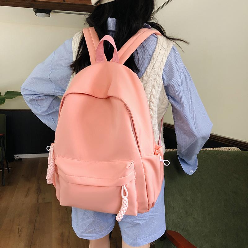 Schoolbag Schoolbag Female College Student High School Junior High School Student Travel Waterproof Backpack Trendy Brand Male Large Capacity