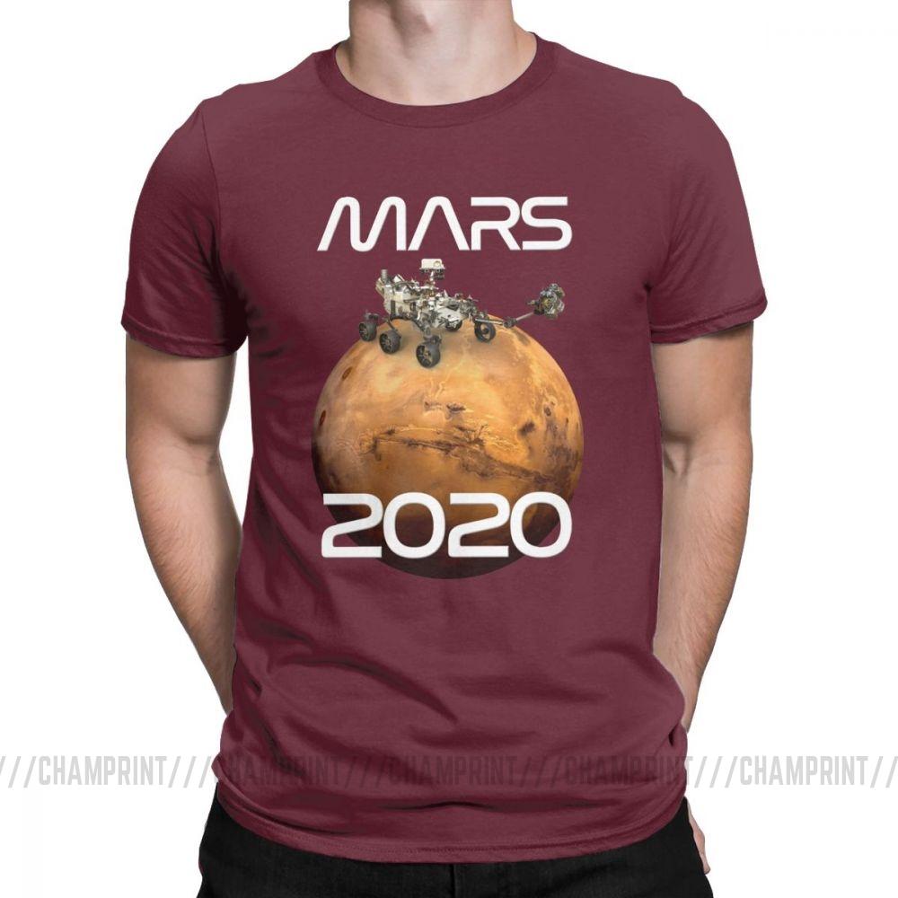 Rover Mission T Shirt For Men Space Explorers Occupy Short Sleeve Awesome Tees