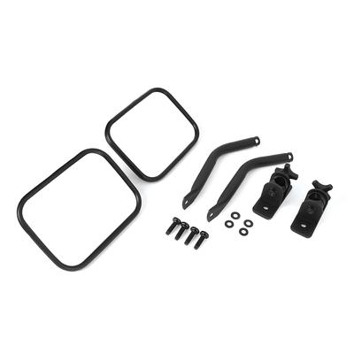 Car Square Rearview Mirror Replacement Side A Pillar Column Car Accessory Fit for Jeep Wrangler