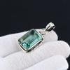 Green Apatite Handcrafted 925 Sterling SIlver Pendant Small Pendant Green Apatite Gemstone Silver Pendant For Gifts