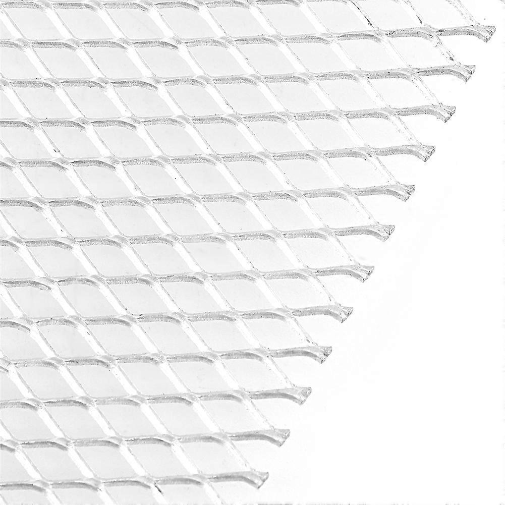 3x6mm Aluminum Alloy Car Grille Mesh Sheet Grid Body Bumper Rhombic Grill Universal
