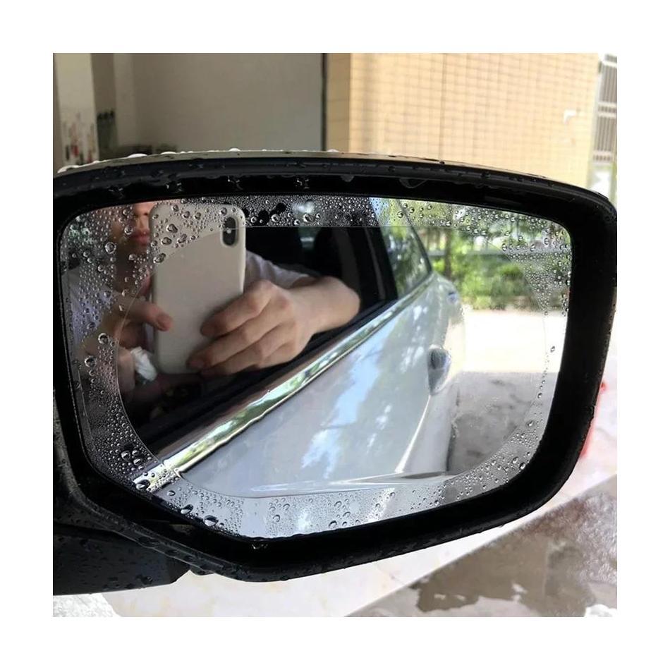 Car Rainproof Anti Fog Sticker Car Rainproof Film Window Waterproof Film Car Motorcycle Mirrors Film Accessory Outdoor Supplies
