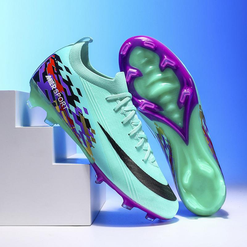 Children's Football Shoes Boys and Teenagers Students Women's Broken Nails Spikes Competition Training Shoes