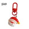 Christmas Keychain Decorations Theme Keychain, Cartoon Santa Claus Elk Bear Tree Decoration Key Rings Pendant, Festive Charm Ornament for Bags