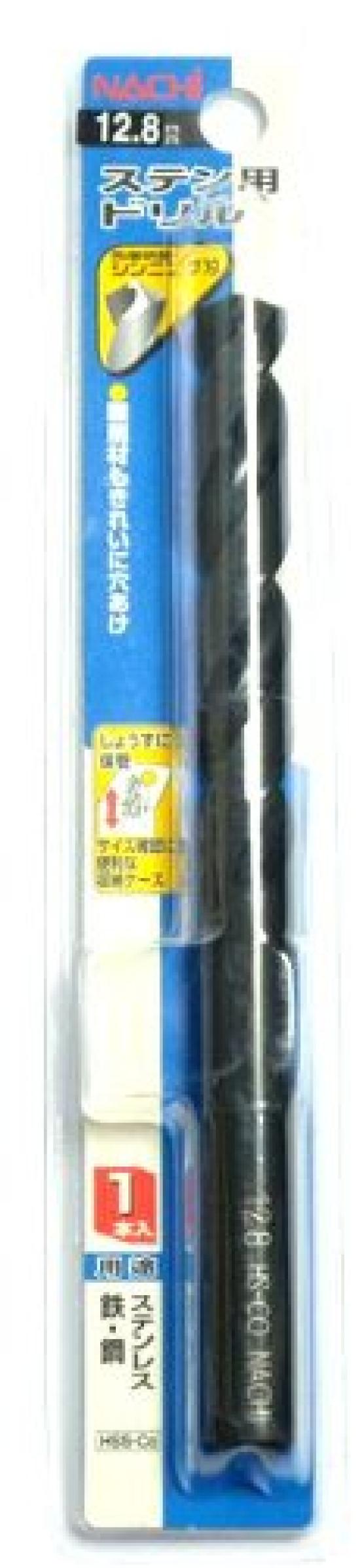 

NACHI Stainless Steel 1 Piece Drill, 12.8mm, (Metal/Metalwork)