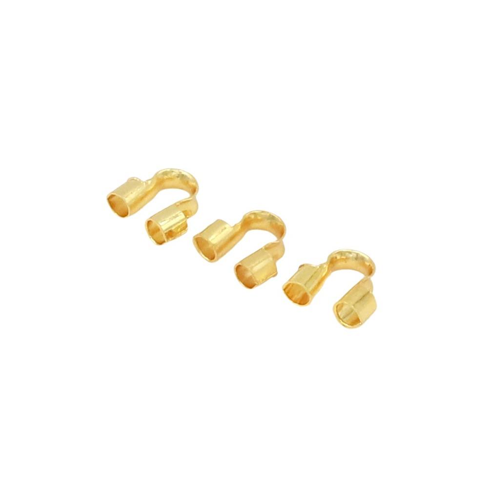 100Pcs U Shape Wire Guards for Jewelry Making Copper Connector for Jewelry DIY Accessories