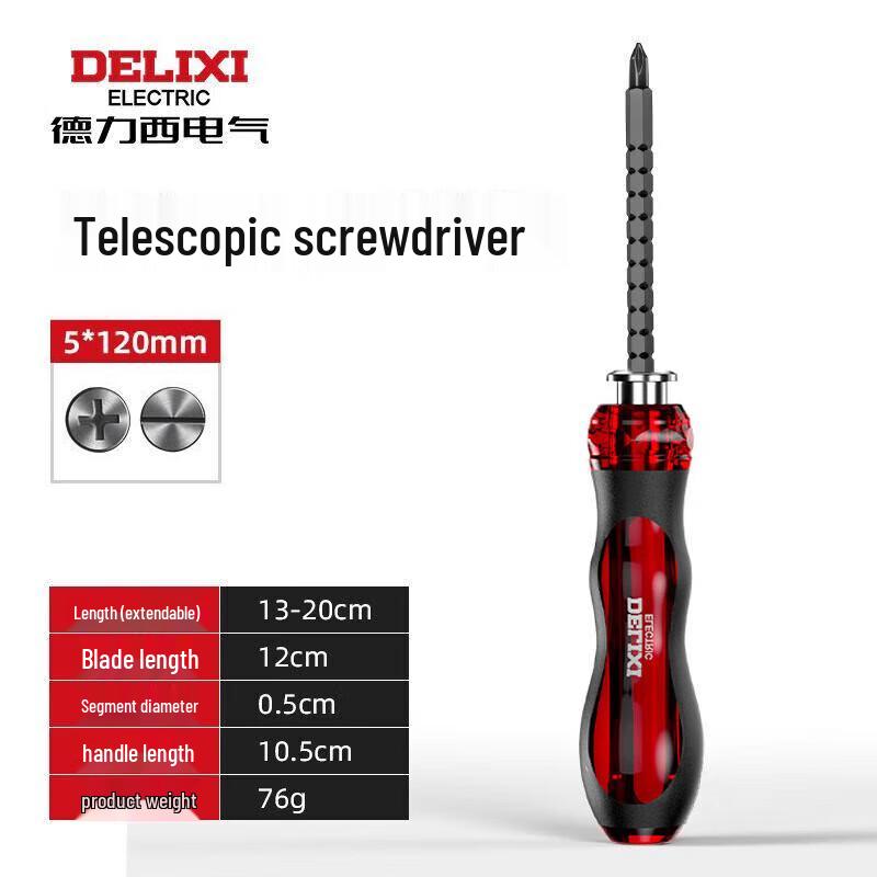 DELIXI ELECTRIC Telescopic Dual-Purpose Screwdriver