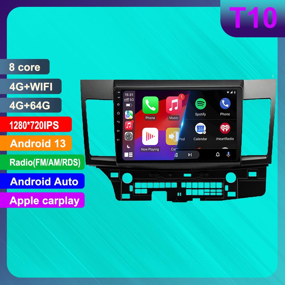 10-inch Android GPS Navigator with Bluetooth & Rearview Camera for Mitsubishi Lancer (2008-2015)