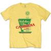 Herren Dead Kennedys Holiday In Cambodia T-Shirt Klein Gänseblümchen Gelb