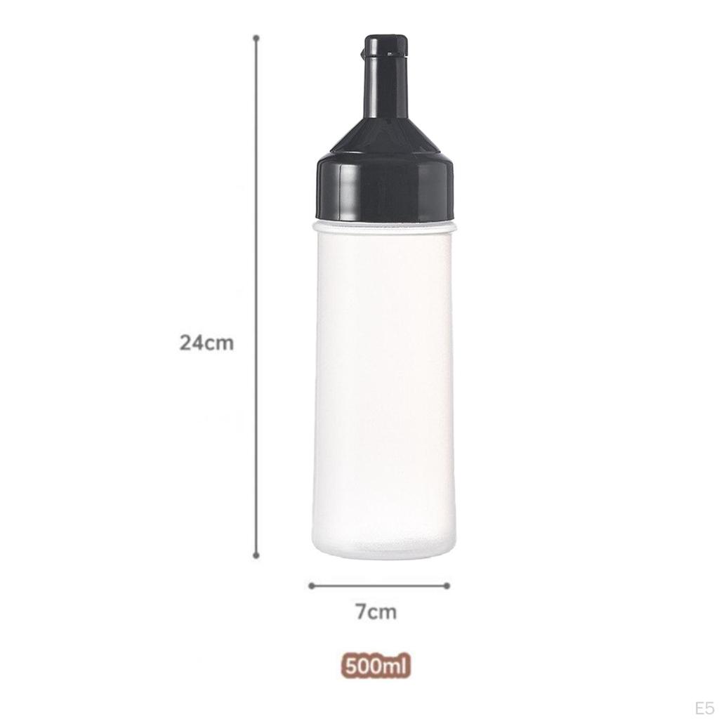 2 Pieces Condiment Dispenser Salad Dressing Bottle Tomato Ketchup for Kitchen