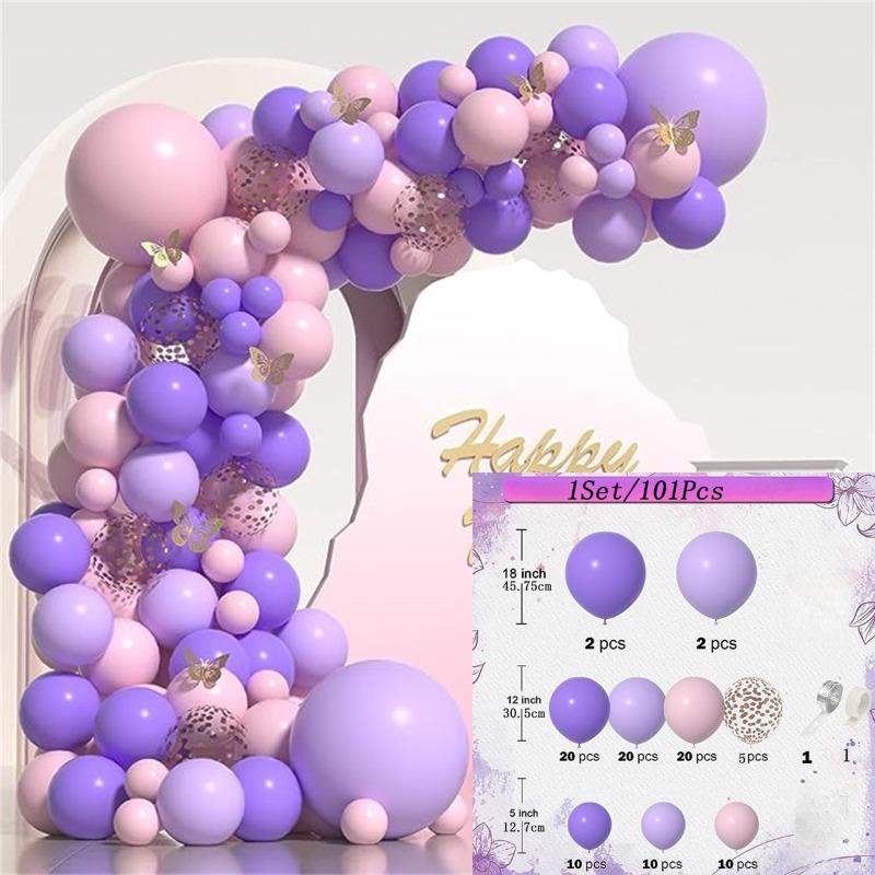 Balloon Party Birthday Wedding Balloon Set Decoration Scene Arrangement Background Wall Balloon Chain