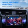 7' Double Din Car Stereo with Wireless CarPlay & Android Auto, Android 13, Bluetooth 4.1, 2GB+32GB, GPS, 25W AMP