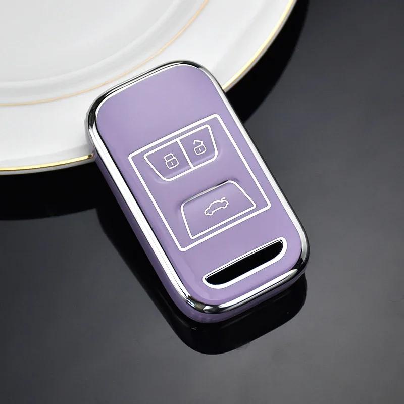 NEW TPU Car Key Case Cover Protect For Chery Tiggo 3 5X 4 8 Glx 7 2019 2020 Arrizo For Cheri Tiggo 8 Car Key Holder Shell