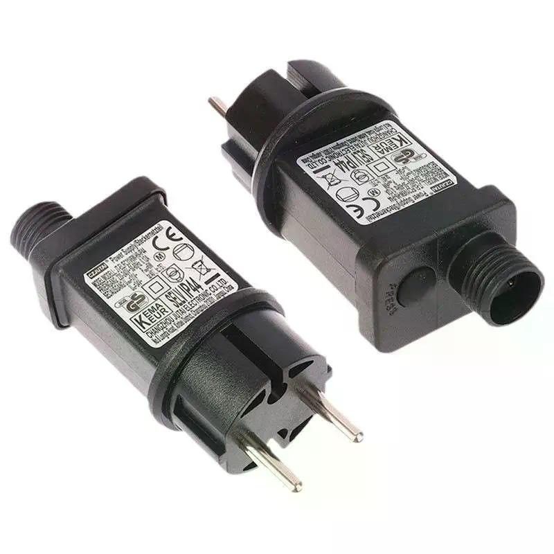 LED Timer Power Adapter, 31V-4.5V Adjustable Voltage with Programmable Timer, for String Lights & Low Voltage Lighting