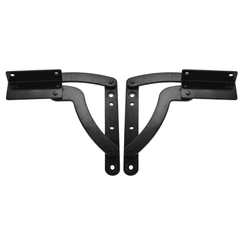 2pcs Telescopic Design Telescopic Hidden Hinge Hidden Bracket Dual Use Bracket  Sofa Drawer чёрный