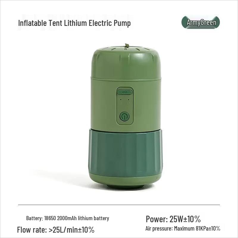 Portable Wireless Inflatable Camping Tent Pump with Lithium Battery