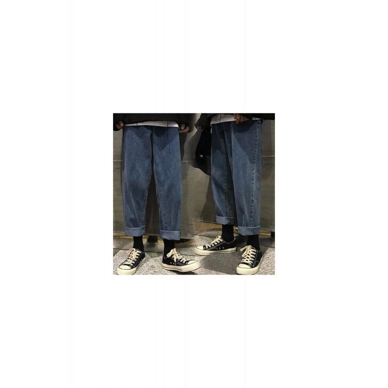 Hyuna's 2025 Korean Slimming High-Waisted Loose-Fit Jeans for Women