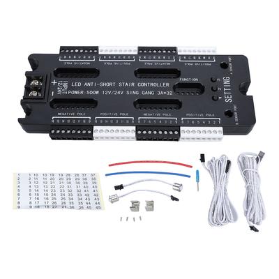 LED-Treppenlicht-Controller Bewegungssensor 32 Kanäle Kurzschlussschutz Automatischer Treppenlicht-Controller für