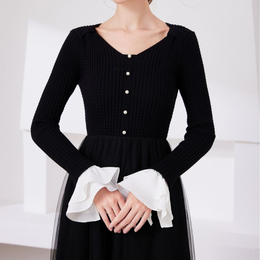 

Пятничные рукава из двойного кружева, женственный темперамент, нарукавники, ретро декоративные манжеты, Amazon 1pair белый