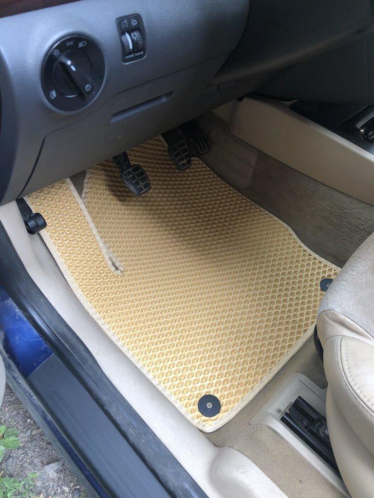 Коврики EVA (3 ряда, бежевые) для Seat Alhambra 1996-2010 гг