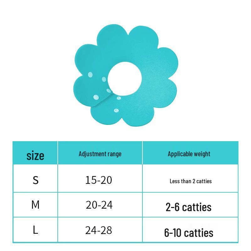 Elizabethan Cat & Dog Anti-Lick Collar for Flea Removal - British Shorthair Kitten Neck Ring & Headgear Pet Supplies