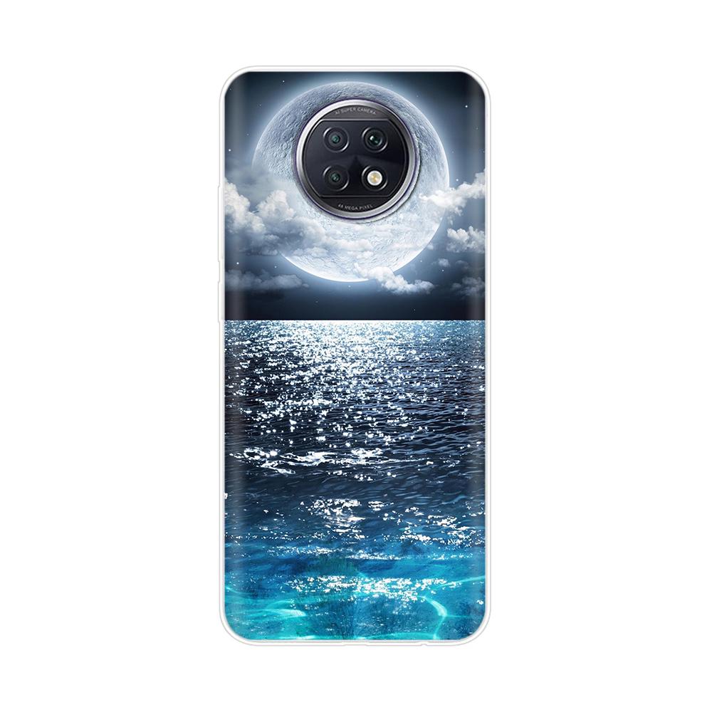 Fashion TPU Phone Case For Xiaomi Redmi Note 9T Soft Silicone Painting Case for Redmi Note 9T 5G Case Note9T 9 T coque flower