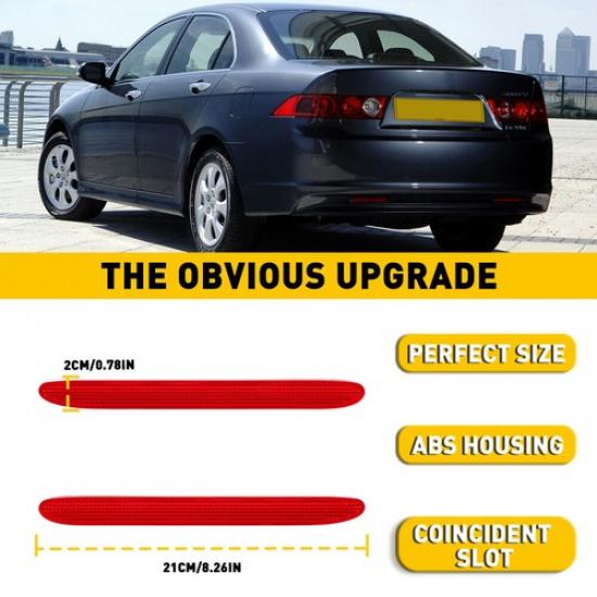 Rear LE&RH Side Bumper Reflector Light Lamp Case For Honda Element 2009-2011