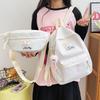 Sen Series Small Fresh Schoolbag Female Ins Girl Junior High School Student Breast Bag All-matching Large Capacity Soft College Backpack