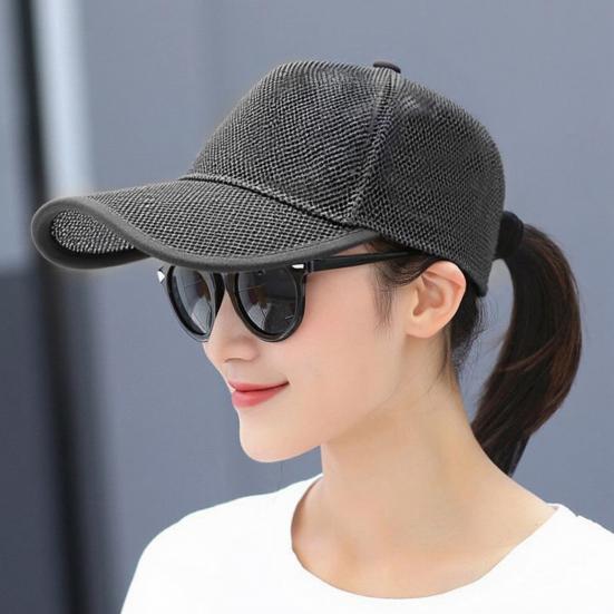 Herre Baseballcaps Justerbar Stramhet Allsidig Oppreist Skygge Casual Hatt Solskjerm Sykling Utendørs Hatt