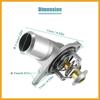 Kühlmittelthermostatgehäuse Wassereinlassbaugruppe 15-11057 12600172 15-10412 für Chevy Silverado Suburban für Cadillac Escalade für GMC Sierra