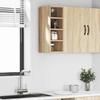 Wandmontiertes Schrank in Sonoma-Eiche-Optik 20 x 29,5 x 60 cm Spanplatte