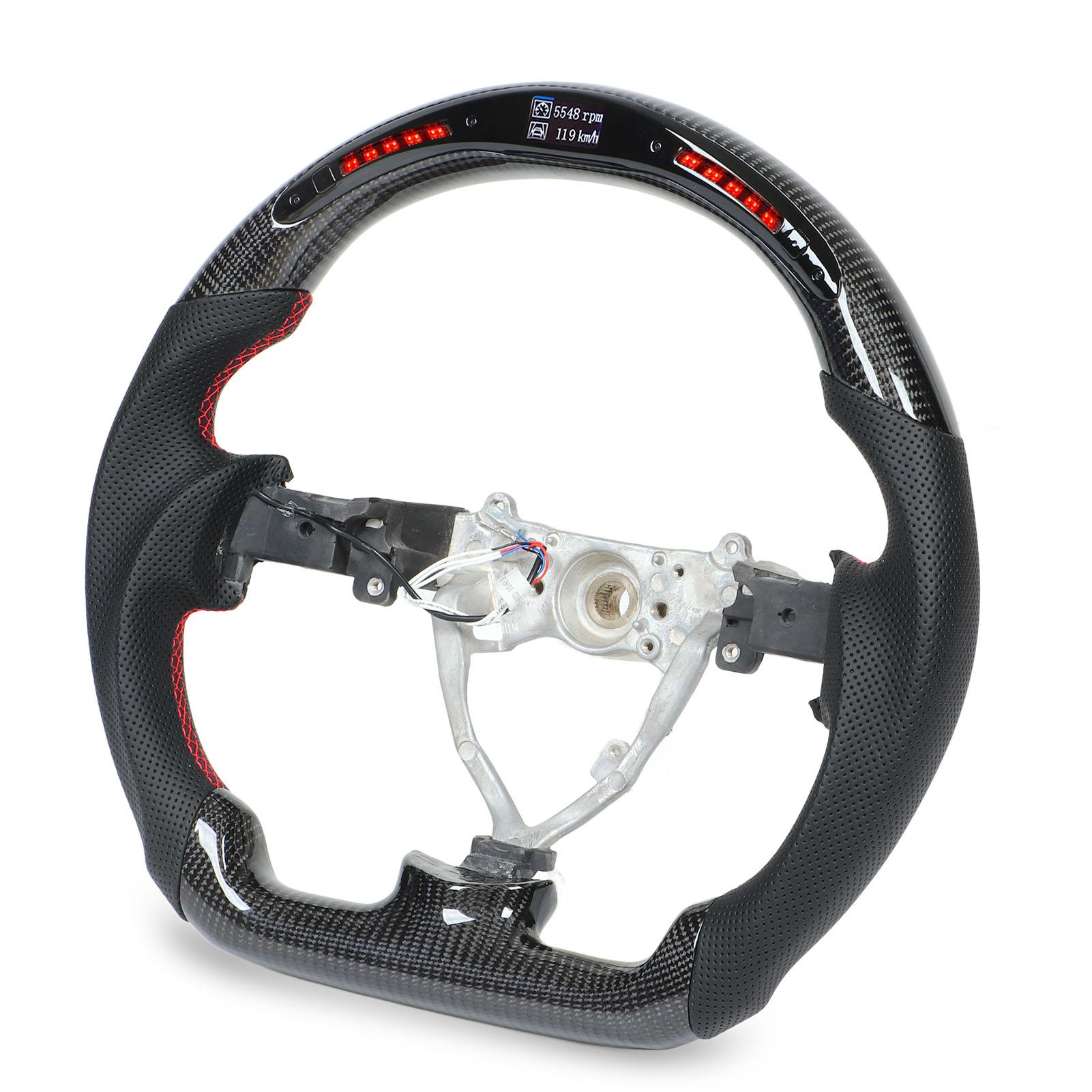 

Светодиодные фонари переключения передач с красной строчкой на рулевом колесе из углеродного волокна для FJ Cruiser 20072017