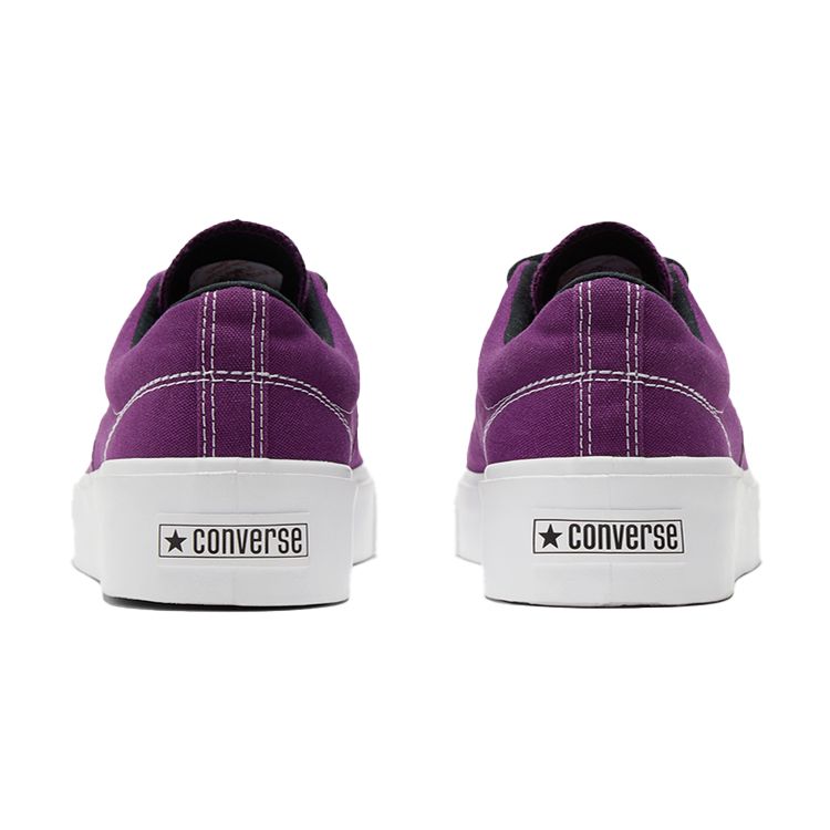 Converse Skid Grip 80 Canvas Nightfall Violet Unisex Sneaker Lila Schwarz Weiß 170942C