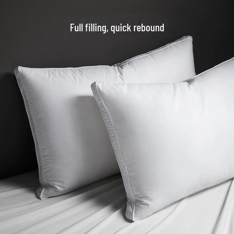 

Подушка пятизвездочного отеля с 95% пухом белой утки - Ядро из гусиного пуха Hilton, Класс А 48*74cm Medium-Low Pillow 1160g