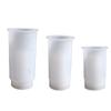 Silikonform Liebe Zylinder Vase Formen Blumentöpfe Harzformen Kerzenhalter Gussform für Tisch Heimdekorationen