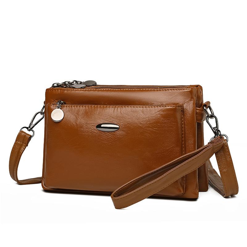 Bag Women's Fashion New Fashion Shoulder Messenger Bag Multi-layer Large-capacity Medium Mother Bag