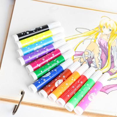 12x Paint Markers Art Supplies Coloring Pens Multipurpose Smooth Easter Decoration Watercolor