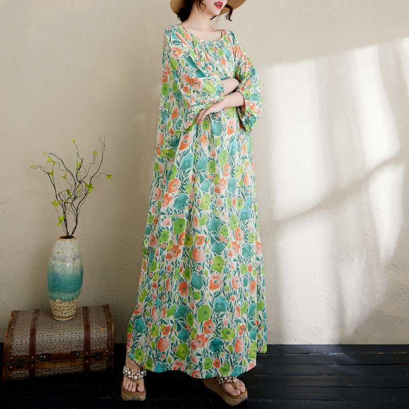 

Women s Metallic Thread Long Dress Large size average size