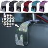 Diamond Car Seat Back Hook Bling Rhinestone Storage Hanger Auto Back Headrest Mount Storage Holder Hook Car Interior Accessories