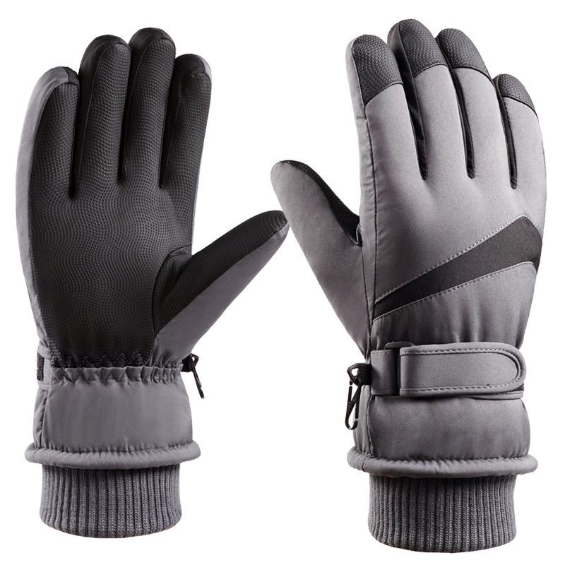 New Winter Ski Gloves for Men and Women Outdoor Riding Waterproof and Non Slip Touch Screen To Keep Warm and Velvet Padded Cold.