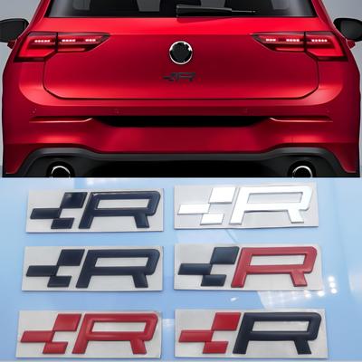 1pc 3D Metal SR Logo Car Rear Trunk/Car Body Emblem Badge Sticker for Passat MK4 MK5 B6 T5 Touareg Tiguan EOS Polo Golf Jetta