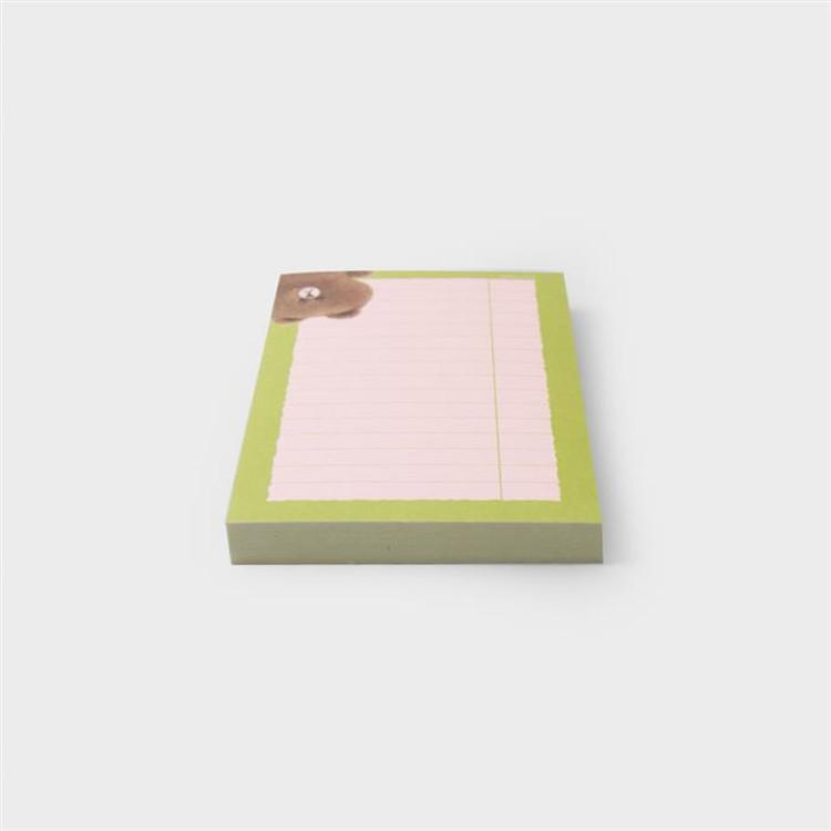 LINE FRIENDS Brown Memo Pad
