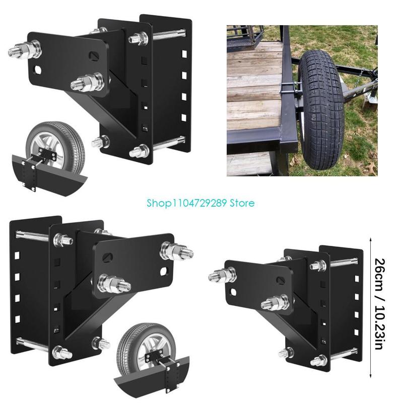 Carbon Steel Universal Spare Tire Rack Easy To Install Carbon Steel Construction Spare Tire Carriers for Most Truck SUV Models