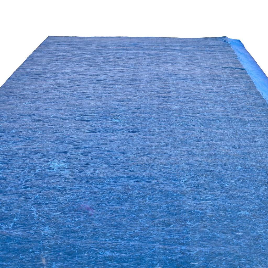 Floor Underlayment 18.6 m² 3mm Sound/Vapor Barrier for Laminate Blue