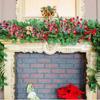 1/30PCS Snow Frosted Red Berry Stems DIY Chritsmas Artificial Berries for Wreath Xmas Tree Ornaments New Year Party Home Decor