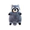 Miaomyao Stuffed Toy Animal Raccoon Fluffy Healing Goods for Children Adults Birthday Present 23cm