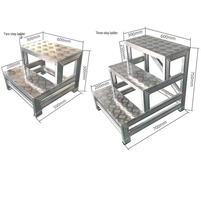 HuaWeiLong Aluminum Alloy Step Ladder