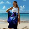 Blue Butterfly pattern Beach Towel for Family stuffs friend Gift Quick-Dry Sand free For Bath Yoga Beach Camping Swimming GYM